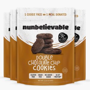 Nunbelievable Double Chocolate Keto Cookies