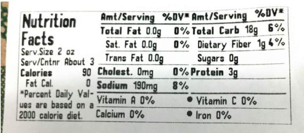 Whole Foods Market Organic Rustic Italian Bread Nutrition Facts